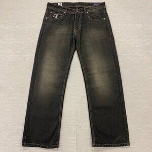 Scotch & Soda Mens Jeans 34 x 30 Relaxed Loose Fit Straight Leg Gray Denim